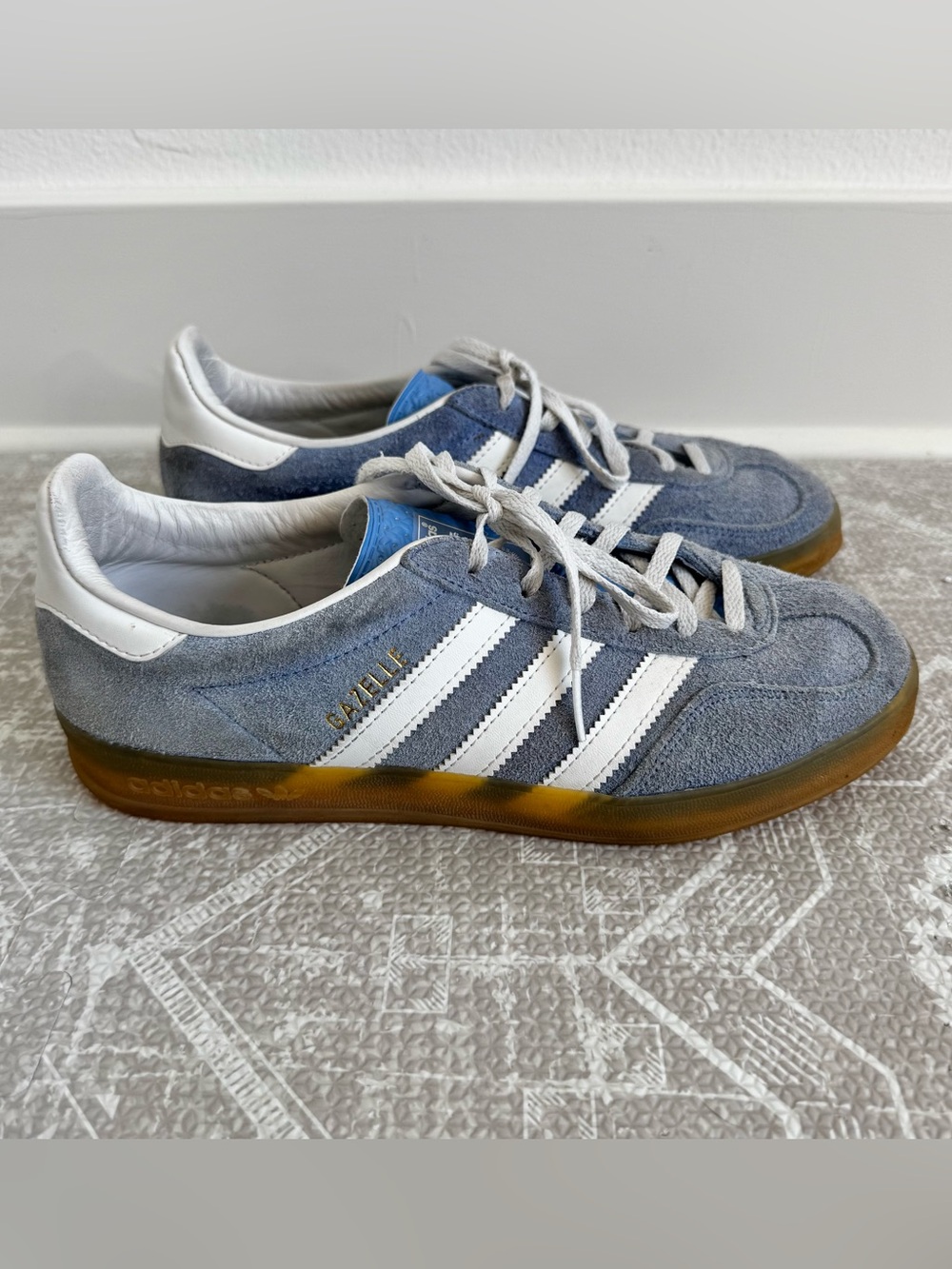 Adidas Gazelle Sneakers Blue Fusion Gum Suede leather